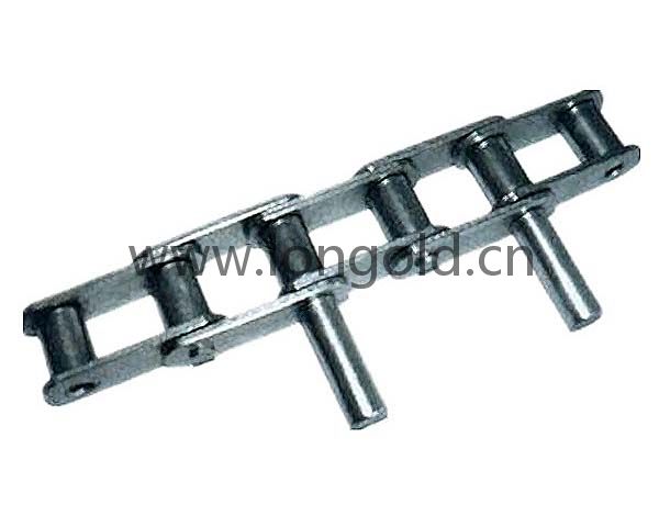 帶加長(zhǎng)銷(xiāo)附件不銹鋼雙倍節(jié)距鏈