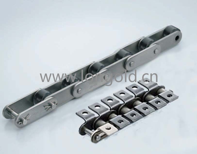 帶K1/K2附件塑料滾子雙節(jié)距鏈條 低噪音型通用規(guī)格